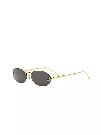 FENDI | Lunettes de soleil ovales dorées FENDI First Crystal | 